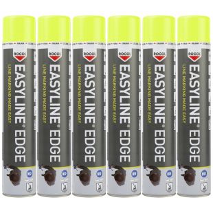 Easyline EDGE Linienmarkierungsspray fluoreszierend gelb VPE6